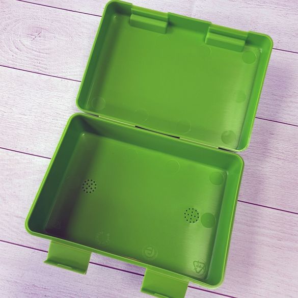 Boîte à goûter personnalisée Tractopelle engin chantier