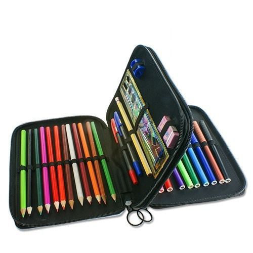 Trousse remplie crayons feutres personnalisée Princesse