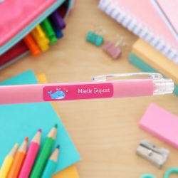 Étiquettes objets personnalisées Pop Color | Étiquettes autocollantes pour l'école et les fournitures scolaires